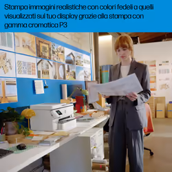 HP OfficeJet Pro Stampante multifunzione per grandi formati 9720e - Vista aggiuntiva 7