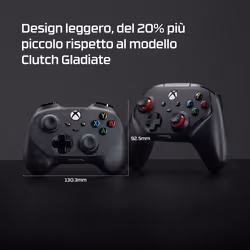 HP HyperX Clutch Tanto Mini WD Gaming Controller Nero USB Joystick Xbox, Xbox One - Vista aggiuntiva 5