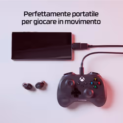 HP HyperX Clutch Tanto Mini WD Gaming Controller Nero USB Joystick Xbox, Xbox One - Vista aggiuntiva 7
