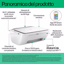 HP DeskJet Stampante multifunzione 2810e - Vista aggiuntiva 4