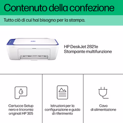 HP DeskJet Stampante multifunzione 2821e - Vista aggiuntiva 6