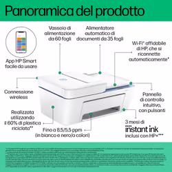 HP DeskJet Stampante multifunzione 4222e - Vista aggiuntiva 4