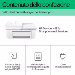 HP DeskJet Stampante multifunzione 4222e - Vista aggiuntiva 5