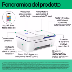 HP Stampante multifunzione DeskJet 4230e - Vista aggiuntiva 4