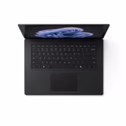 Microsoft Surface Laptop 6 Intel Core Ultra 5 135H Computer portatile 38,1 cm (15") Touch screen 8 GB LPDDR5-SDRAM 256 GB SSD Wi-Fi 6E (802.11ax) Windows 11 Pro Nero