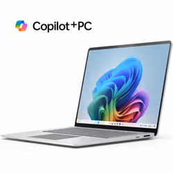 Microsoft Surface Laptop 7 - Copilot+ PC - 15'' touchscreen - Snapdragon X Elite - 16 GB RAM - 256 GB SSD - Device only - Platinum - Vista aggiuntiva 8