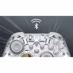 Microsoft Ghost Cipher Oro, Grigio chiaro, Trasparente Bluetooth/USB Gamepad Analogico/Digitale Android, PC, Xbox One, Xbox Series S, Xbox Series X, iOS - Vista aggiuntiva 7