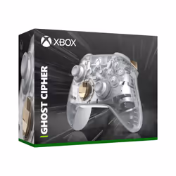 Microsoft Ghost Cipher Oro, Grigio chiaro, Trasparente Bluetooth/USB Gamepad Analogico/Digitale Android, PC, Xbox One, Xbox Series S, Xbox Series X, iOS - Vista aggiuntiva 8