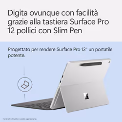 Microsoft Tastiera Surface Pro 12" con Slim Pen – Ardesia - Vista aggiuntiva 4