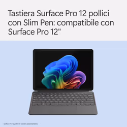 Microsoft Tastiera Surface Pro 12" con Slim Pen – Ardesia - Vista aggiuntiva 6