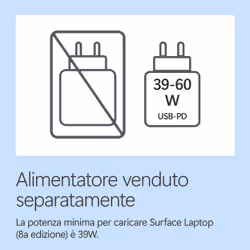 Microsoft Surface Laptop 8 Copilot+ PC Snapdragon Computer portatile 35 cm (13.8") Touch screen 16 GB LPDDR5x-SDRAM 512 GB SSD Wi-Fi 7 (802.11be) Windows 11 Home Nero - Vista aggiuntiva 2
