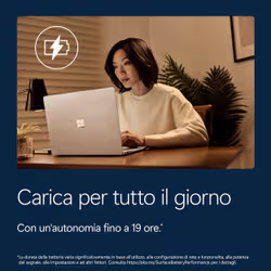 Microsoft Surface Laptop 8 Copilot+ PC Snapdragon Computer portatile 38,1 cm (15") Touch screen 16 GB LPDDR5x-SDRAM 512 GB SSD Wi-Fi 7 (802.11be) Windows 11 Home Platino - Vista aggiuntiva 8