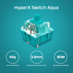 HyperX Alloy Origins PBT HX Red – Tastiera meccanica da gaming - Vista aggiuntiva 4