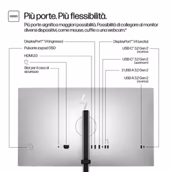 HP Monitor serie 7 Pro QHD da 27'' - 727pq - Vista aggiuntiva 6
