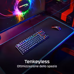 HyperX Alloy Origins Core PBT HX Red – Tastiera meccanica da gaming - Vista aggiuntiva 5