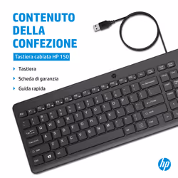 HP Tastiera cablata 150 - Vista aggiuntiva 4