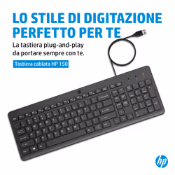 HP Tastiera cablata 150 - Vista aggiuntiva 6