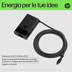 HP Caricabatterie per laptop USB-C 65 W - Vista aggiuntiva 7
