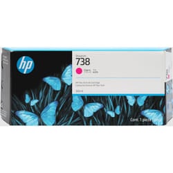 HP 738 300-ml Magenta DesignJet Ink Cartridge cartuccia d'inchiostro 1 pz Originale Resa elevata (XL)