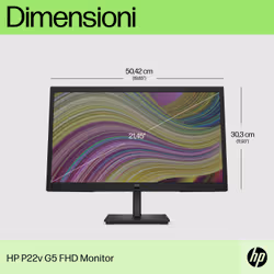 HP P22v G5 FHD Monitor - Vista aggiuntiva 8
