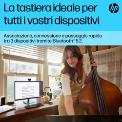 HP Tastiera Bluetooth multi-dispositivo compatta 355 - Vista aggiuntiva 8