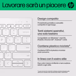 HP Tastiera Bluetooth multi-dispositivo compatta 350 - Vista aggiuntiva 7