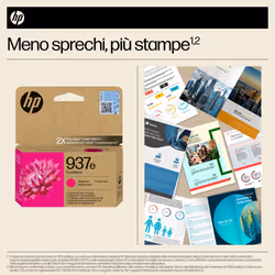 HP Cartuccia di inchiostro magenta originale 937e EvoMore - Vista aggiuntiva 7