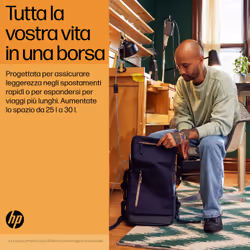 HP Zaino blu per laptop da 15,6" Travel 25 litri - Vista aggiuntiva 6
