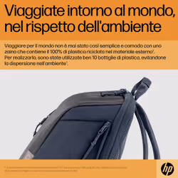 HP Zaino per laptop da 15,6" Travel 18 litri Iron Grey - Vista aggiuntiva 5