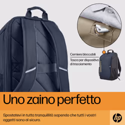 HP Zaino per laptop Travel 15.6 Blue Night da 18 litri - Vista aggiuntiva 8
