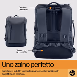 HP Zaino grigio scuro per laptop da 15,6" Travel 25 litri - Vista aggiuntiva 5