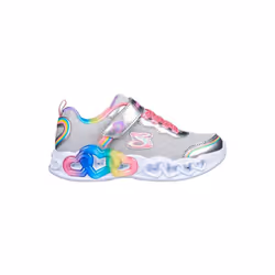 Sneakers Skechers INFINITE HEART LIGHTS - LOVE Grigio - 36 - Vista aggiuntiva 2