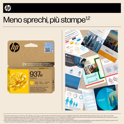 HP Cartuccia di inchiostro giallo originale 937e EvoMore - Vista aggiuntiva 5