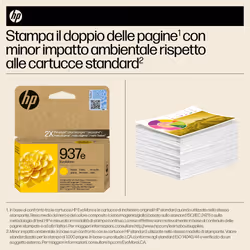 HP Cartuccia di inchiostro giallo originale 937e EvoMore - Vista aggiuntiva 7