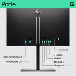 HP E-Series Monitor E22 G5 FHD - Vista aggiuntiva 4