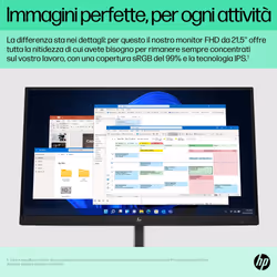 HP E-Series Monitor E22 G5 FHD - Vista aggiuntiva 8