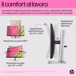 HP Monitor touch E24t G5 FHD - Vista aggiuntiva 8