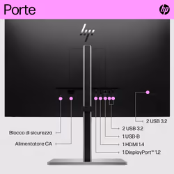 HP Monitor E27q G5 QHD - Vista aggiuntiva 4
