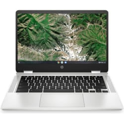 HP Chromebook x360 14a-ca0019nl Intel® Celeron® N4120 35,6 cm (14") Touch screen Full HD 4 GB LPDDR4-SDRAM 64 GB eMMC Wi-Fi 5 (802.11ac) ChromeOS Argento