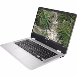 HP Chromebook x360 14a-ca0019nl Intel® Celeron® N4120 35,6 cm (14") Touch screen Full HD 4 GB LPDDR4-SDRAM 64 GB eMMC Wi-Fi 5 (802.11ac) ChromeOS Argento