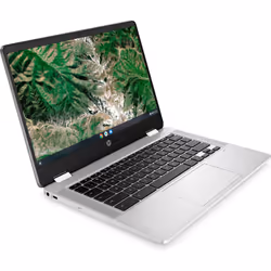 HP Chromebook x360 14a-ca0019nl Intel® Celeron® N4120 35,6 cm (14") Touch screen Full HD 4 GB LPDDR4-SDRAM 64 GB eMMC Wi-Fi 5 (802.11ac) ChromeOS Argento