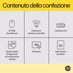 HP 250 Dual Mouse - Vista aggiuntiva 7