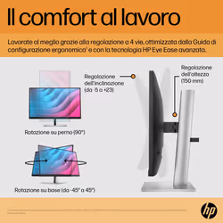 HP Monitor E24 G5 FHD senza PVC - Vista aggiuntiva 4