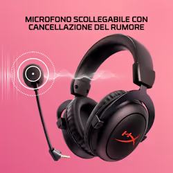 HyperX Cuffie wireless per il gaming Cloud II Core - Vista aggiuntiva 7