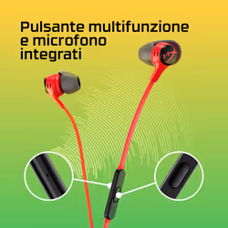 HyperX Cloud Earbuds II rosso - Vista aggiuntiva 4