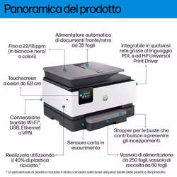 HP OfficeJet Pro 9120b All-in-One Printer - Vista aggiuntiva 4