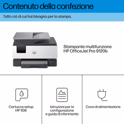 HP OfficeJet Pro 9120b All-in-One Printer - Vista aggiuntiva 5