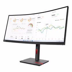 Lenovo ThinkVision T34w-30 LED display 34" Wide Quad HD Nero - Vista aggiuntiva 4