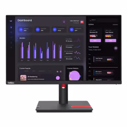 Lenovo ThinkVision T24i-30 LED display 23.8" Full HD Nero - Vista aggiuntiva 5