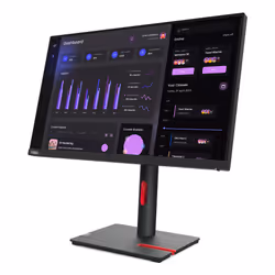 Lenovo ThinkVision T24i-30 LED display 23.8" Full HD Nero - Vista aggiuntiva 7